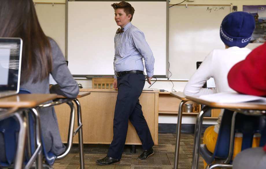In Symbolic Rejoinder to Religious Right, Catholic High School Supports Transgender Teacher