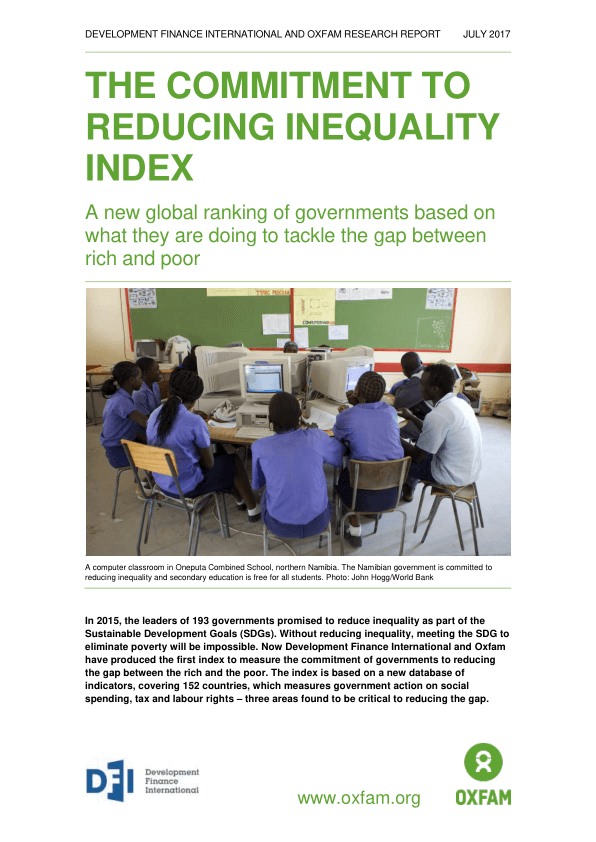 On Fighting Inequality, Which Nations Do More Than Pay Lip Service?