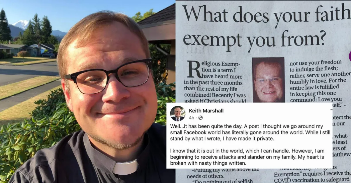 Pastor Gives Christians Who Claim ‘Religious Exemption’ From Masks And Vaccines An Epic Bible Lesson