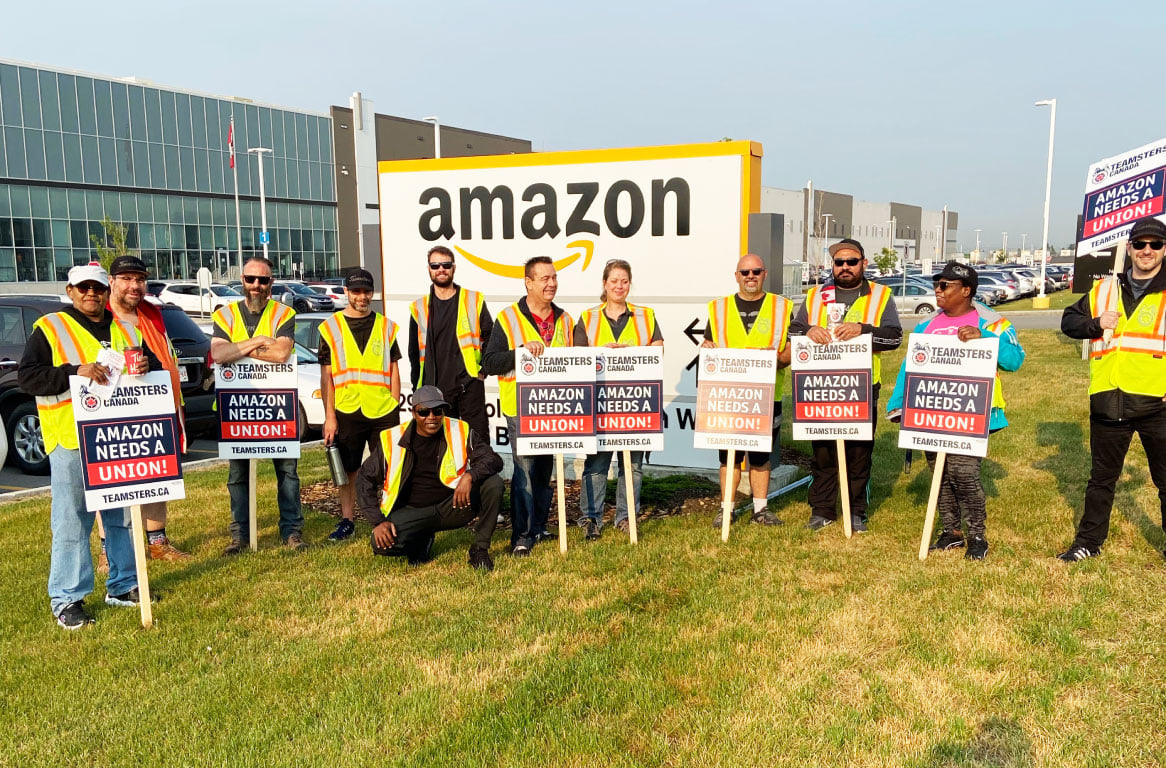 A Canadian Amazon Warehouse Could Soon Be the First to Unionize in North America
