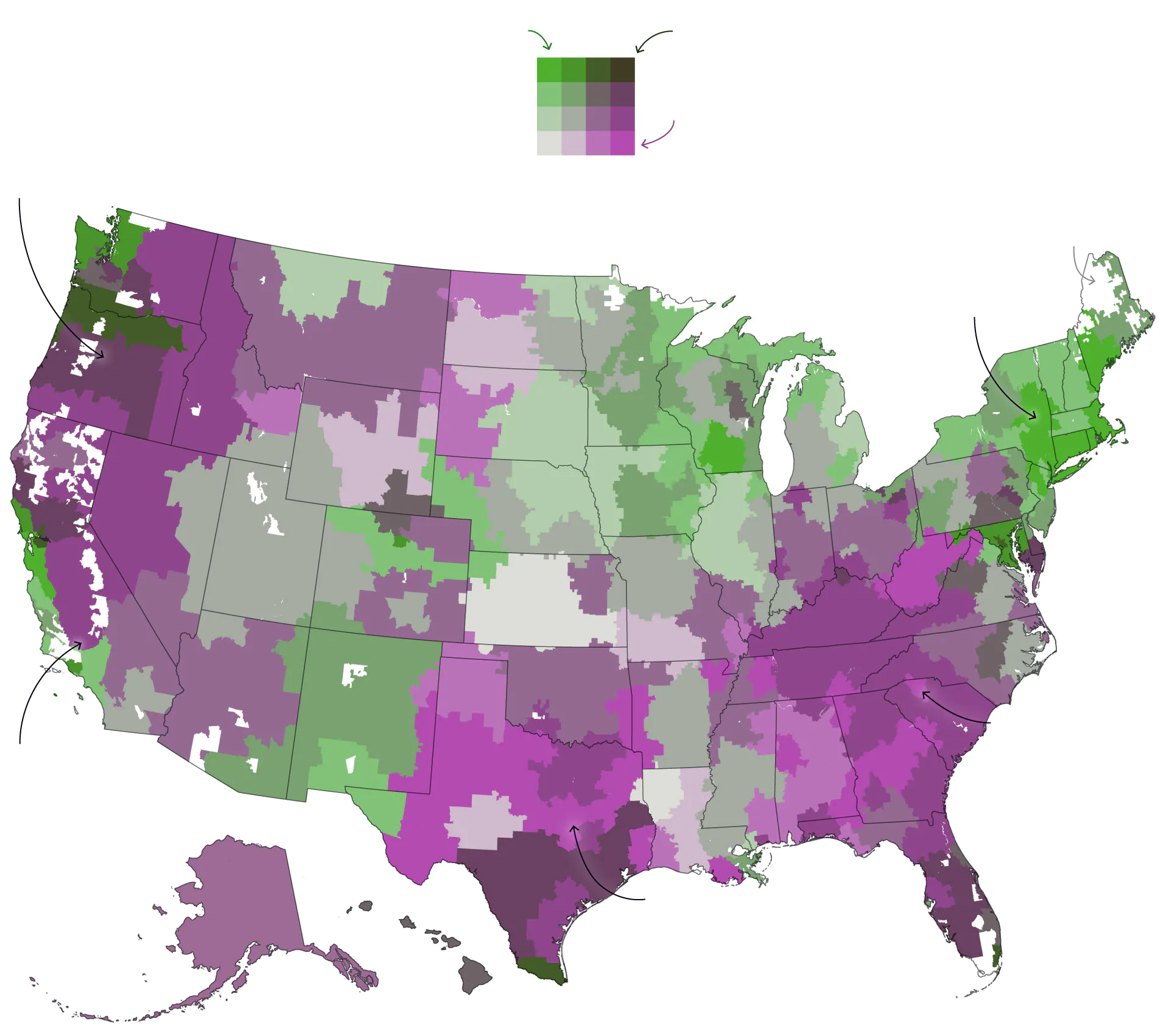 Mapping America’s hospitalization and vaccination divide